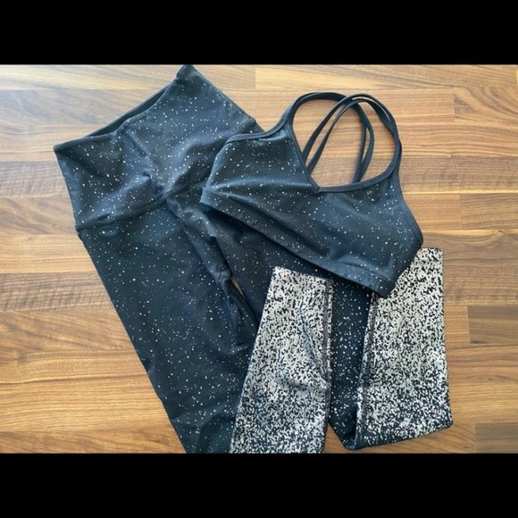 Beyond Yoga Ombre High Waisted metallic sprinkle legging - Picture 8 of 8